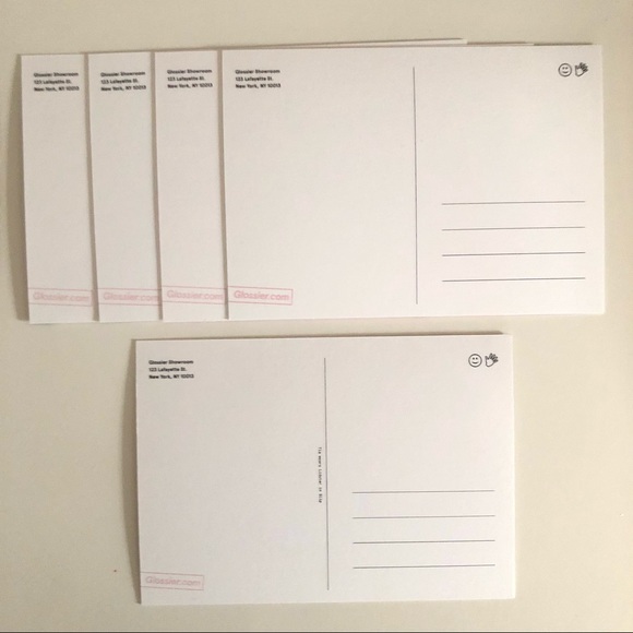 Set of Glossier Lidstar and Lash Slick Postcards - Picture 3 of 3